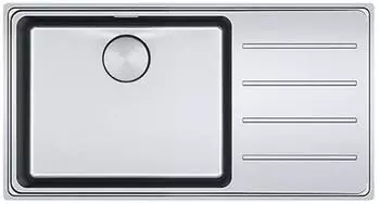 Franke Mythos MYX 211-86 Becken links Edelstahl gebürstet (127.0642.076)