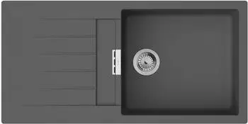 Hansgrohe S52 S520-F480 Einbausp&uuml;le 480 steingrau (43358290)