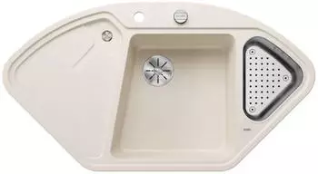 Blanco DELTA II Granitspüle1057 x 575 mm softweiß (527055)