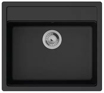 Hansgrohe S52 S520-F510 Küchenspüle 55 x 49 cm graphitschwarz (V43359170)