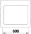 Blanco Subline 340 / 160-F Granitspüle 55,2 x 42,7 cm vulkangrau (527344)