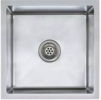 vidaXL Handmade Kitchen Sink Stainless Steel 44 x 44 x 20 cm Silver
