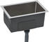 vidaXL Handmade Kitchen Sink Stainless Steel 44 x 29 x 20 cm
