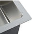 vidaXL Handmade Kitchen Sink Stainless Steel 44 x 29 x 20 cm