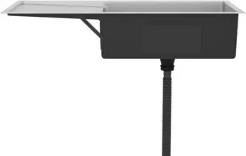 vidaXL Handmade Kitchen Sink Stainless Steel 100 x 44 x 20 cm Silver (51526) – Praktische Abmessungen und durchdachte Form