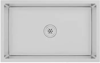 vidaXL Handmade Kitchen Sink Stainless Steel 70 x 44 x 20 cm Silver