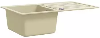 vidaXL Granitspüle mit Abtropffläche Reversibel beige (144849) – vidaXL Granitspüle mit Abtropffläche Reversibel beige (144849) – Eleganz und Funktionalität