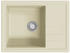 vidaXL Küchenspüle mit Überlauf Oval Granit beige (147103)