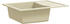 vidaXL Küchenspüle mit Überlauf Oval Granit beige (147103)