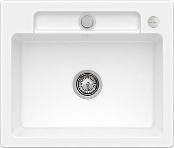 Villeroy & Boch Siluet 60 S flat Wei&szlig; Alpin Exzenterbet&auml;tigung (33462FR1)