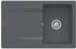 graphite, grau, mit Exzenterbetätigung: Villeroy & Boch Siluet 45 flat