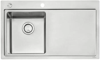 Naber Corno Ora Edelstahl Becken links (1014041)