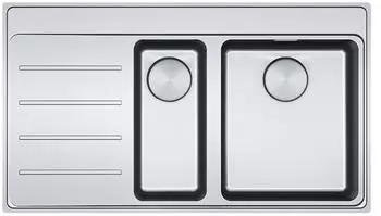 Franke Mythos MYX 251 Becken rechts Edelstahl geb&uuml;rstet (127.0642.077)