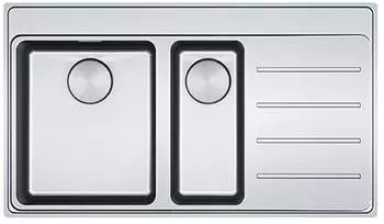 Franke Mythos MYX 251 Becken links Edelstahl geb&uuml;rstet (127.0642.078)