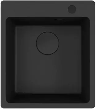 Franke Einbaubecken Maris MRG 610-39 A Fragranit Black Matt Collection Drehknopfventil