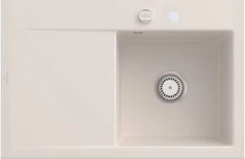 Villeroy & Boch Subway Style 45 KR Crema gl&auml;nzend Exzenterbet&auml;tigung Becken rechts (334702KR)