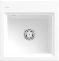 Villeroy & Boch Subway Style 50 S Einbausp&uuml;le, Ablaufgarnitur mit Handbet&auml;tigung,