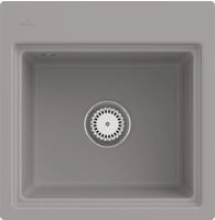 Villeroy & Boch Subway Style 50 S FLAT fl&auml;chenb&uuml;ndige Sp&uuml;le, Ablaufgarnitur...