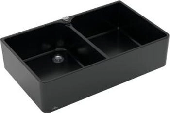Villeroy & Boch Sp&uuml;lstein 90 X Exzenterbet&auml;tigung R7 Pure Black (639002R7)