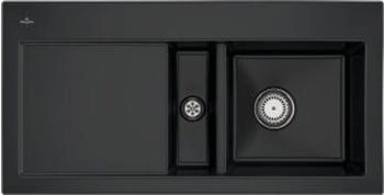 Villeroy & Boch Subway 60 Becken rechts Handbet&auml;tigung R7 Pure Black (671201R7)