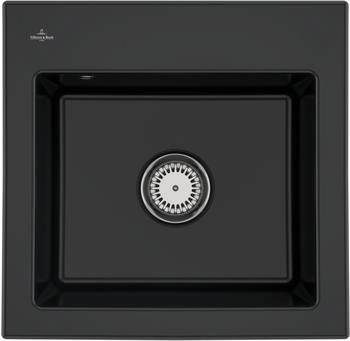 Villeroy & Boch Subway 50 S Handbet&auml;tigung R7 Pure Black (331501R7)