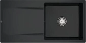 Villeroy & Boch Siluet 60 Flat Handbet&auml;tigung R7 Pure Black (33361FR7)