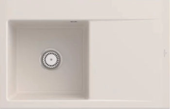 Villeroy & Boch Subway Style 45 KR Crema gl&auml;nzend Handbet&auml;tigung Becken links (334801KR)