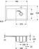 Villeroy & Boch Subway Style 45 RW Stone White Exzenterbetätigung Becken rechts (334702RW)