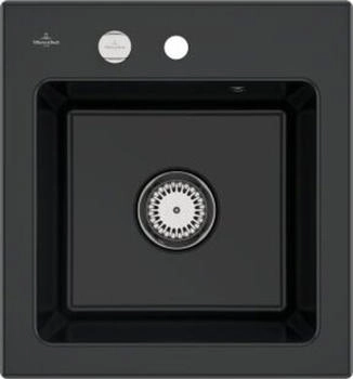 Villeroy & Boch Subway 45 XS Exzenterbet&auml;tigung R7 Pure Black (678102R7)