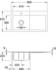 Villeroy & Boch Subway Style 50 Becken links Handbetätigung R7 Pure Black (335201R7)