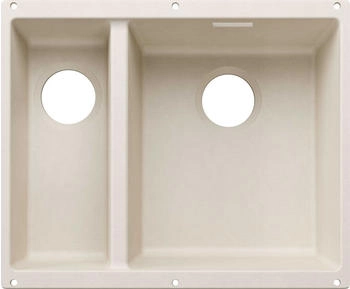 Blanco Subline 340/160-U Becken rechts Handbet&auml;tigung softwei&szlig;