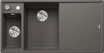 Blanco AXIA III 6 S Becken links Exzenterbetätigung vulkangrau
