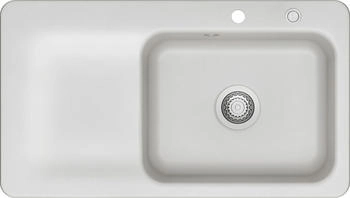 SystemCeram Juna 90 Becken rechts Exzenterbet&auml;tigung Satin
