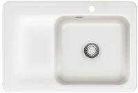 Systemceram Keradomo Juna 75 F Einbausp&uuml;le rechts f&uuml;r fl&auml;chenb&uuml;ndigen Einbau mit