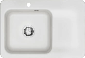 SystemCeram Juna 75 Becken links Handbet&auml;tigung Satin