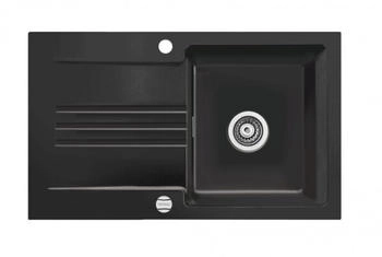 SystemCeram Kara 85 F Handbet&auml;tigung Nero 68 gl&auml;nzend
