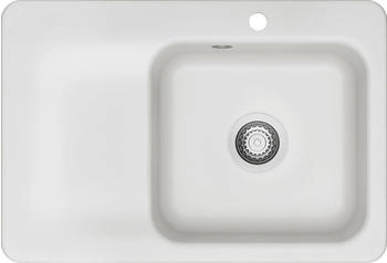SystemCeram Juna 75 Becken rechts Handbet&auml;tigung Satin