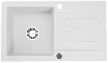 Faizee Möbel Granitspüle 75x45cm weiß