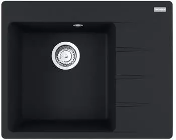 Franke Centro CNG 611-62 A Black Matt Becken links