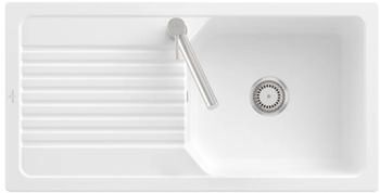 Villeroy & Boch Linara 60 Flat Handbet&auml;tigung Classicline FU Ivory (33861FFU)