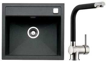 Naber Angola 56 granit nero 1edelstahlfarbig/schwarz (1041009)