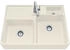 Villeroy & Boch Spülstein Doppelbecken ivory Handbetätigung (632391FU)