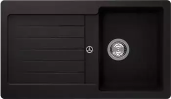Respekta Austin Massivgranit Sp&uuml;le 86 x 50 schwarz