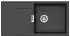 Schock Einbauspüle Cristadur Mono D-100 L A Green Line Dusk DSK Exzenterbedienung
