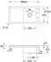 Villeroy & Boch Timeline 50 Flat Küchenspüle 865x475mm Pure Black (33071FR7)