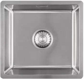 Caressi Basic Line Einbauspüle Edelstahl 41x39cm (CABL37R15)