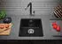 Primagran London Unterbauspüle Granit 1 Becken 41x47cm Schwarz (ML4#P-06)