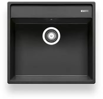 Pyramis Camea Einbausp&uuml;le 53x50cm 1 Becken Carbon (070078212)