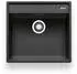 Pyramis Camea Einbauspüle 53x50cm 1 Becken Carbon (070078212)