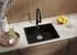 Primagran Venedig Slim Easy Granitspüle 1 Becken 56x44cm, Schwarz (MW6-N-7)